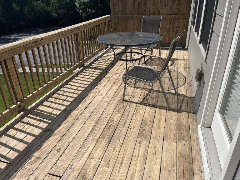 deck after